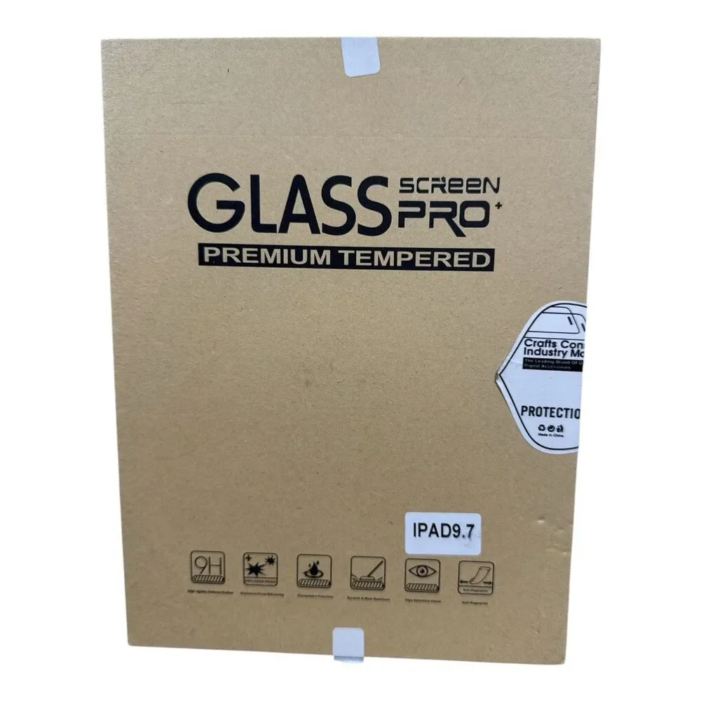 ProCase 2 Pack Tempered Glass Screen Protector for iPad 6th/ 5th 9.7